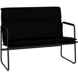  Klupa crna 100 x 64 x 80 cm od umjetne kože | shoptok.hr