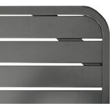  Vrtni stol tamnosivi 180 x 83 x 72 cm čelični | shoptok.hr
