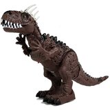  Dinozaur Brązowy na Baterie Porusza się z Projektorem Dźwiękiem | shoptok.hr