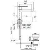 Paffoni candy CA075CR armtura za umivaonik stojeća | Eponuda.com