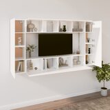  8-dijelni set TV ormarića bijeliod konstruiranog drva | shoptok.hr