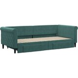  Dnevni krevet na razvlačenje tamnozeleni 90 x 200 cm baršunasti | shoptok.hr