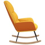  Stolica za ljuljanje od tkanine boja senfa | shoptok.hr