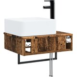  Zidni sudoper Staro drvo 53 x 35 x 39 cm Konstruirano drvo | shoptok.hr