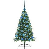  Umjetno predsvijetljeno božićno drvce Zelena 120 cm PVC | shoptok.hr