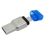 Kingston MobileLite DUO 3C USB3.1+TypeC microSDHC vanjski čitač memorijskih kartica USB 3.2 (gen. 1) plava boja, srebrna cijene