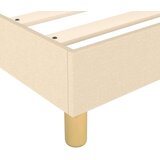  S oprugama i madracem krem 200 x 200 cm od tkanine | shoptok.hr