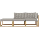 Set vanjskih sofa Bijela i svjetlosiva 241,5 x 83 x 73 cm | Eponuda.com