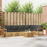 Set vanjskih sofa 7 pcs Bijela i antracit 59 x 59 x 37 cm | Eponuda.ba