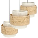  Visilica na sajli BOHO 3xE27/60W/230V juta/krem | Eponuda.com