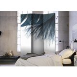  Paravan u 3 dijela - Dark Blue Feather [Room Dividers] 135x172 | shoptok.hr