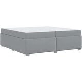  Konstrukcija postelje Svetlo siva 200 x 200 cm blago, (5000126556) | Shoptok.si
