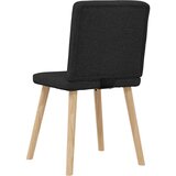  Blagovaonske stolice 6 kom crne od tkanine | shoptok.hr