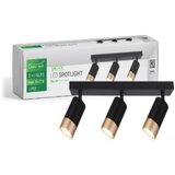 Greentech LED spot svetiljka gu10 x 3 crno-zlatna ( NOIRLUX-3L ) Cene
