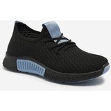 Resti Black women's sports shoes with blue inserts Keteti - Footwear | ePonuda.com