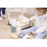 Zopa drvena guralica / kolica s kockama | shoptok.hr