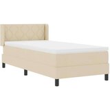  Boxspring krevet s madracem s madracem Krema 90 x 190 cm | shoptok.hr