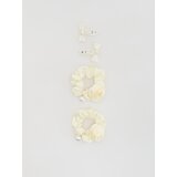 Reserved GIRLS` HAIR ELASTICS & HAIR-CLIP - krem Cijene