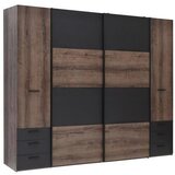 CARRYHOME OMARA ZA OBLAČILA, črna, barve hrasta | Shoptok.si