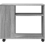 vidaXL Bočni stolić s kotačima boja hrasta sonome 70x35x60 cm drveni | shoptok.hr