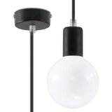 Sollux Lighting Obesna svetilka EDISON črna, (21347484) | Shoptok.si