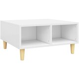 Maison Chic Klubska mizica - kavna mizica - Nizka mizica bela 60x60x30 cm iverna plošča, (21754415) | Shoptok.si