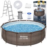 Bestway bazen bestway steel pro max 366x100cm imitacija ratana | Eponuda.com