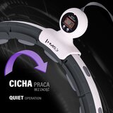  Hhm15 hula hoop crni magnetski s utegom + brojačem hms | shoptok.hr