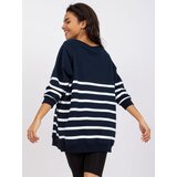 RUE PARIS Blouse-RV-BZ-7556.68-navy blue | Shoptok.si