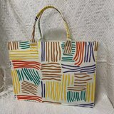 INF Platnena torba - Prostorna torba čez ramo za službo, nakupovanje, potovanje Model 1, (22107848) | Shoptok.si
