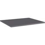 Police za knjige 8 kom visoki sjaj sive 60 x 50 x 1,5 cm drvene | Eponuda.com