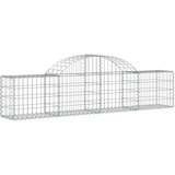  Lučne gabionske košare 18 kom 200x30x40/60 cm pocinčano željezo | shoptok.hr