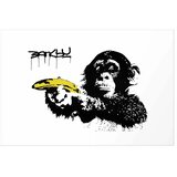  Plakat - Banksy: Monkey with a Banana 90x60 Bez okvira s margom | shoptok.hr