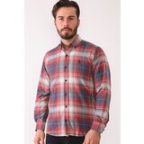 Dewberry G702 MEN'S SHIRT-BURGUNDY Cene