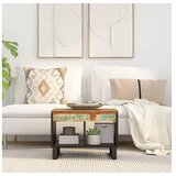 vidaXL Klubska mizica 55x50x40 cm trden predelan les | Shoptok.si