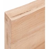  Zidna polica svjetlosmeđa 80x20x6 cm od obrađene hrastovine | shoptok.hr