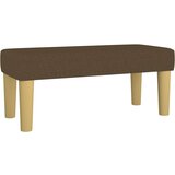vidaXL Klupa tamnosmeđa 70 x 30 x 30 cm od tkanine | shoptok.hr