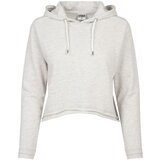 Urban Classics Ladies Cropped Terry Hoody offwhite melange Cijene