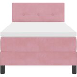  Krevet s opruga kutije Ružičasta 80 x 200 cm Baršun | shoptok.hr