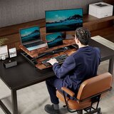 Vonhaus Nastavač za stojeći radni stol &ndash; tamno drvo | shoptok.hr