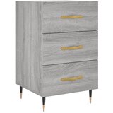 Maison Chic Nočna omarica - Nočna miza siva sonoma 40x40x66 cm inženirski les, (21689858) | Shoptok.si