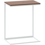 vidaXL Stranska mizica bela 55x35x66 cm konstruiran les | Shoptok.si