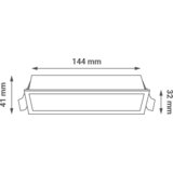  LED downlight Green Tech 10W, 3 CCT, pravokutni | shoptok.hr