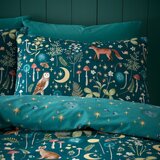 Catherine Lansfield Tamno zelena posteljina za bračni krevet 200x200 cm Enchanted Twilight – | shoptok.hr