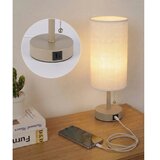  Brilagi - Stona lampa sa USB priključkom TABLON 1xE27/25W/230V bež/bela | Eponuda.com