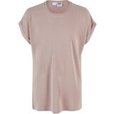 Urban Classics Modal Extended Shoulder Powder Pink Girl's T-Shirt | Shoptok.si