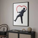  Plakat - Elegant Graffiti Artist 29.7x42 Crni okvir | shoptok.hr