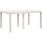  Komplet za jedilnico v vrtu z blazino 5 pcs Bela in krem PP, (5000334727) | Shoptok.si