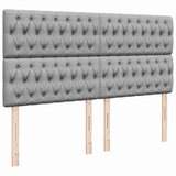 vidaXL Otomanski okvir kreveta s madracima tamnosivi 200x200cm tkanine | shoptok.hr
