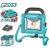 TOTAL TOOLS Akumulatorski prijenosni reflektor 20W / 1800lm / P20S (SET Baterija 1x2Ah, Punjač) (TWLI20258) | shoptok.hr